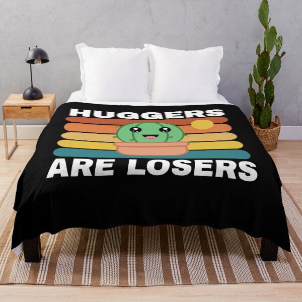Item preview, Funny Kawaii Cactus Retro Sunset Sarcastic Hug Quote designed and sold by Sunserize Designs.