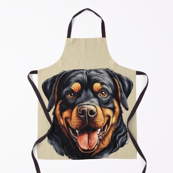 Item preview, Powerful Joy: Happy Rottweiler Portrait designed and sold by MYK-Printing.