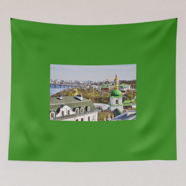 Item preview, Kyiv-Pechersk Lavra Monastery and Dnipro River Spring View, Kyiv, Ukraine  designed and sold by Maryna Gumenyuk.