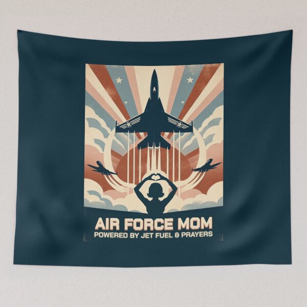 Item preview, Air Force Mom Pawered by Jet Fuel & Prayers designed and sold by KZbubble.