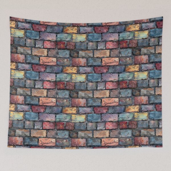 Item preview, Watercolor Cobblestone Path designed and sold by NTGUILTY.