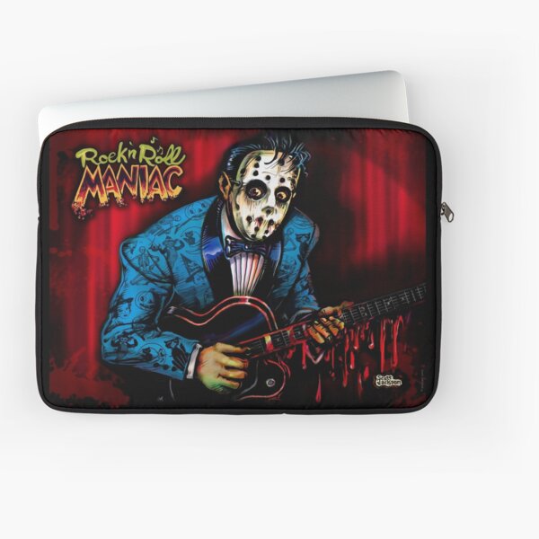 Rock n Roll Maniac Rockabilly Laptop Sleeve