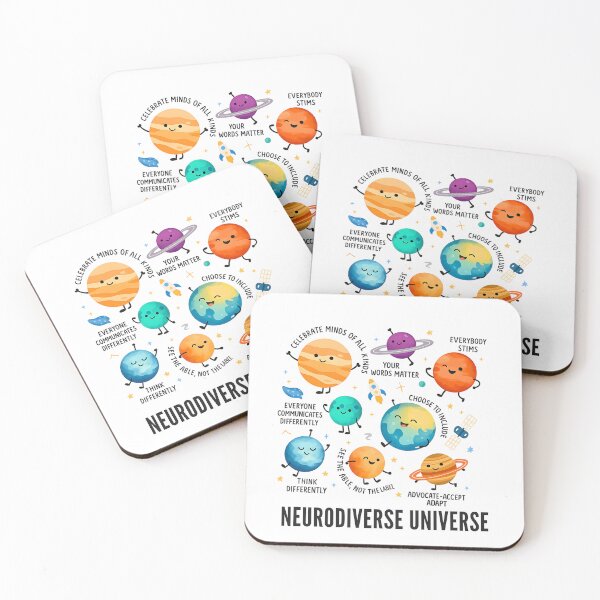 Item preview, Neurodiverse Universe, Autism Speech Therapy, Autism Pride,BCBA, Neurodiversity is Beautiful, Special Ed Teacher Social Worker Special Needs Mom Autism ABA designed and sold by Orvista.