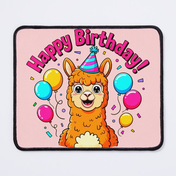 Item preview, Happy Birthday Party Llama designed and sold by SteezeeStore.