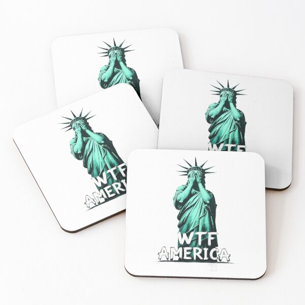 Item preview, Lady Liberty's Epic Facepalm: WTF America?! designed and sold by GL!TCH LAB.