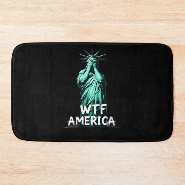 Item preview, Lady Liberty's Epic Facepalm: WTF America?! designed and sold by GL!TCH LAB.
