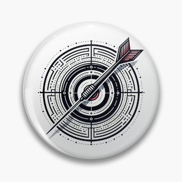 Item preview, Accuracy - A dart lying on the dartboard designed and sold by SplashPixel.
