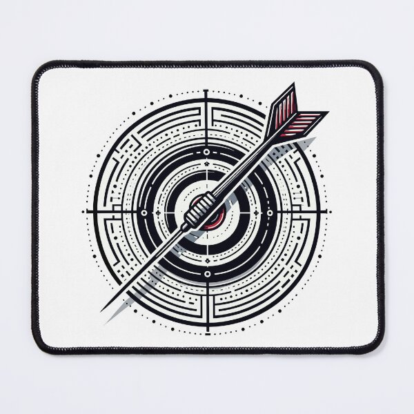 Item preview, Accuracy - A dart lying on the dartboard designed and sold by SplashPixel.