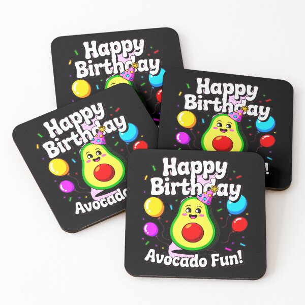 Item preview, Happy Birthday Avocado Fun designed and sold by SteezeeStore.