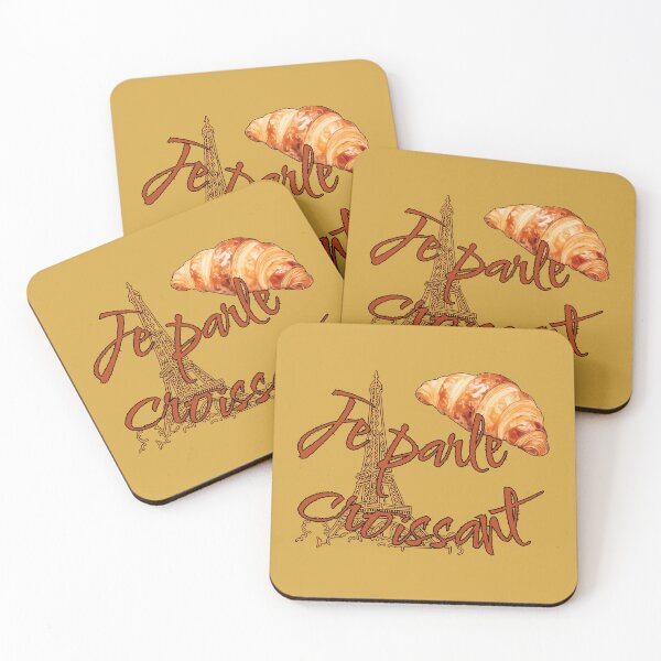 Item preview, Je parle croissant French life La vie et belle designed and sold by LumiSoleil.