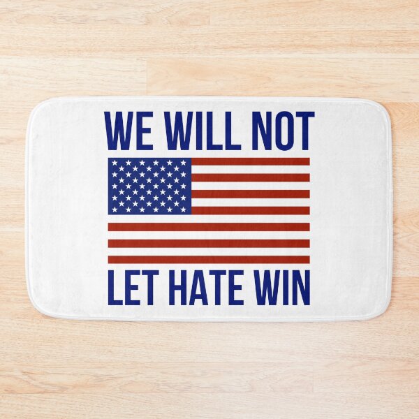 Item preview, We will not let hate win  designed and sold by Rachel the Artist .