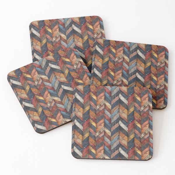 Item preview, Rustic Chevron Wood Planks designed and sold by NTGUILTY.
