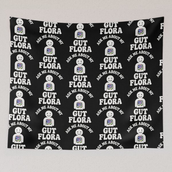 Item preview, Ask Me About My Gut Flora - strong gut designed and sold by SubtleSplit.