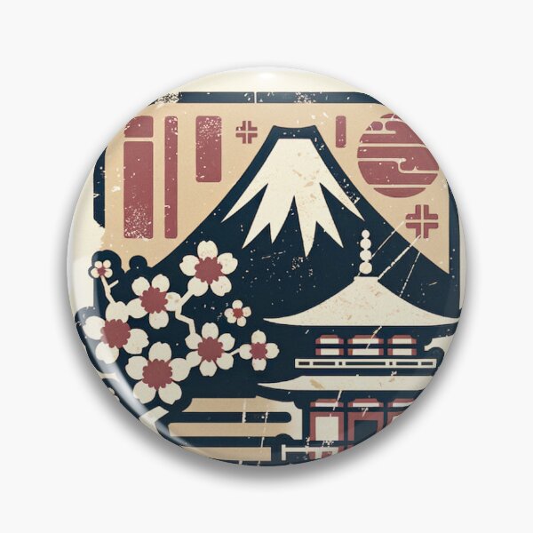 Item preview, Japan Mount Fuji Cherry Blossom Travel designed and sold by LoveLabDesign.