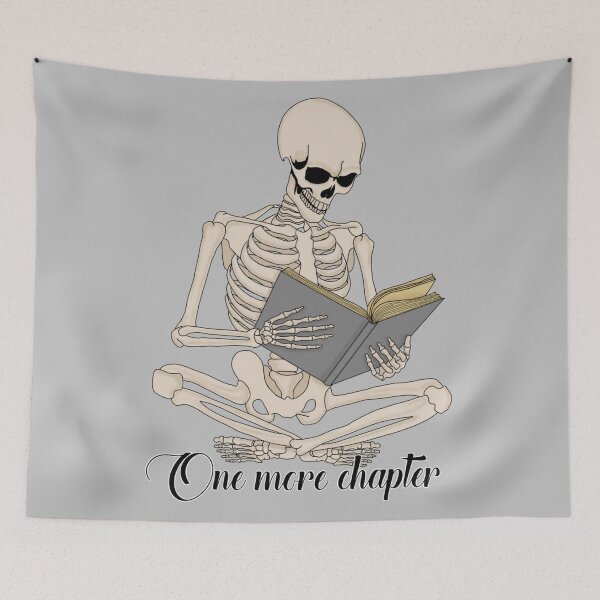 Item preview, Reading Skeleton (One More Chapter Colour Variant) designed and sold by Hexcellent Designs.