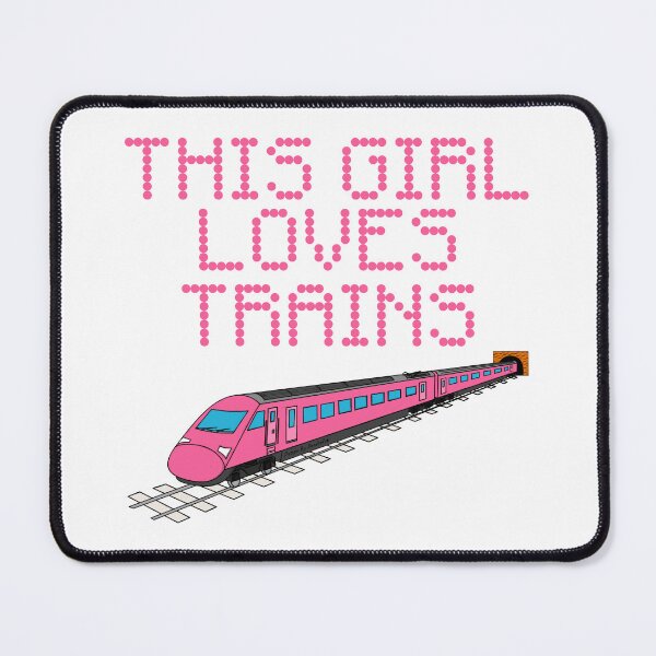 Item preview, This Girl Loves Trains, Female Rail Enthusiast designed and sold by doodlerob.