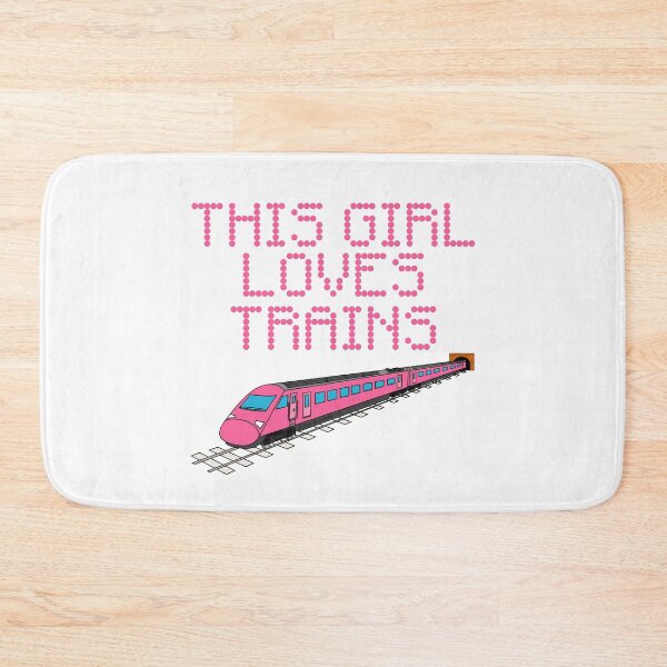 Item preview, This Girl Loves Trains, Female Rail Enthusiast designed and sold by doodlerob.