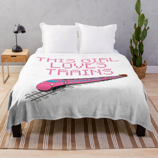 Item preview, This Girl Loves Trains, Female Rail Enthusiast designed and sold by doodlerob.