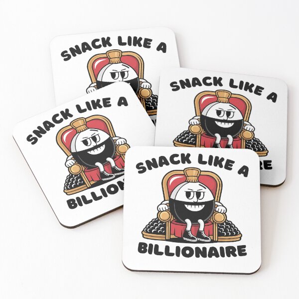 Item preview, snack like a billionaire funny caviar quote designed and sold by lino4king.