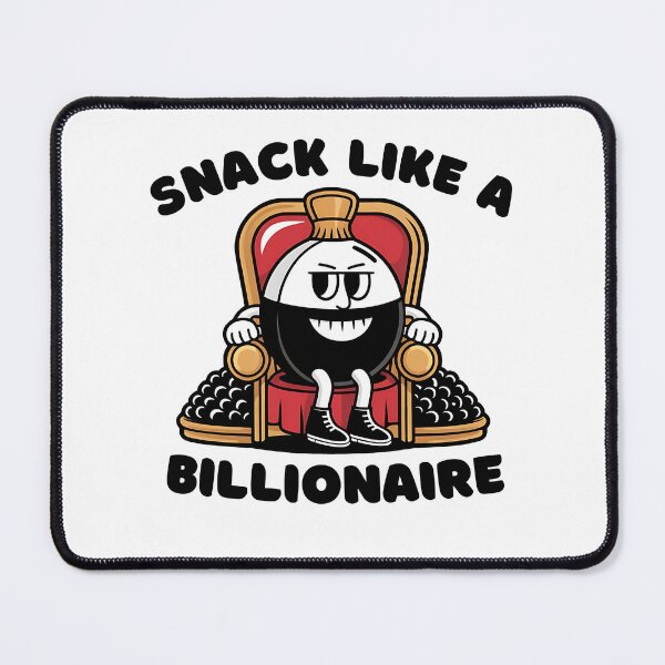 Item preview, snack like a billionaire funny caviar quote designed and sold by lino4king.