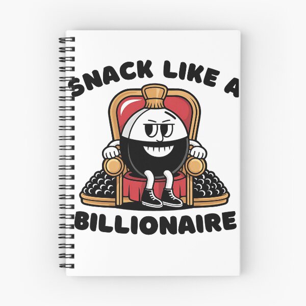 Item preview, snack like a billionaire funny caviar quote designed and sold by lino4king.