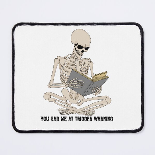 Item preview, Reading Skeleton (Trigger Warning Colour Variant) designed and sold by Hexcellent Designs.
