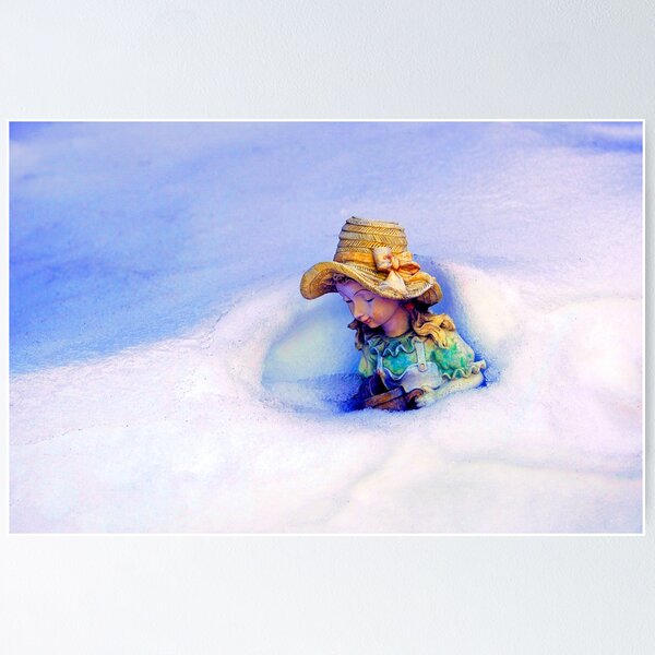 Item preview, GIRL IN SNOW designed and sold by PHOTO RUSH PHOTOGRAPHY and ART.