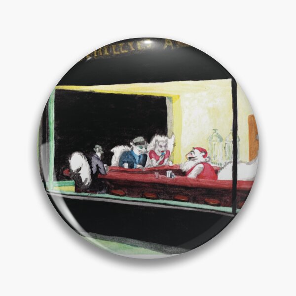 Item preview, Santa Squirrel and the Nightsquirrels, styled after Edward Hopper designed and sold by Jay Fogg.