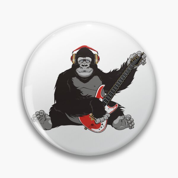 Item preview, Gorilla plays the bass designed and sold by studioss76.