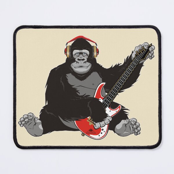 Item preview, Gorilla plays the bass designed and sold by studioss76.