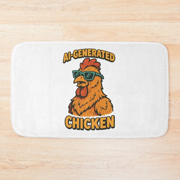 Item preview, AI-Generated Chicken - Funny Meme Cartoon designed and sold by memememescat.