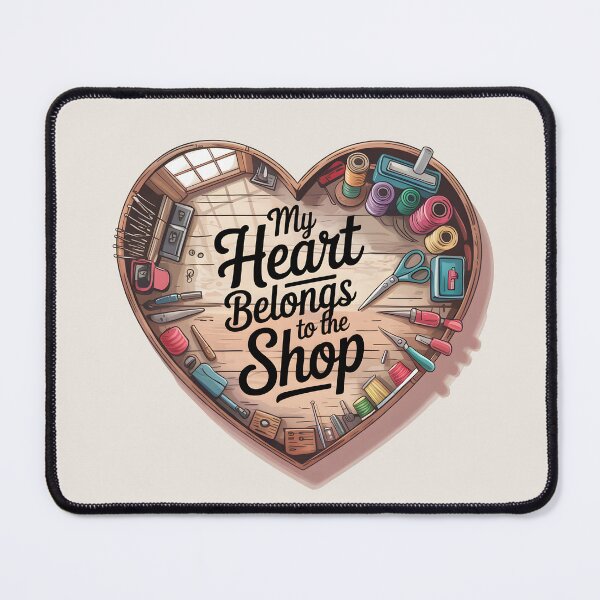 Item preview, My Heart Belongs to the Shop designed and sold by Jollys-ArtShop.