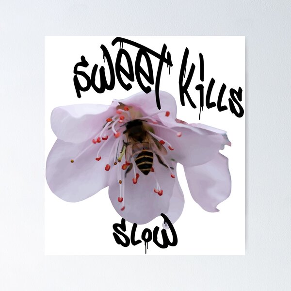 Item preview, Sweet Kills Slow – Dark Honeybee Bloom designed and sold by coconova.