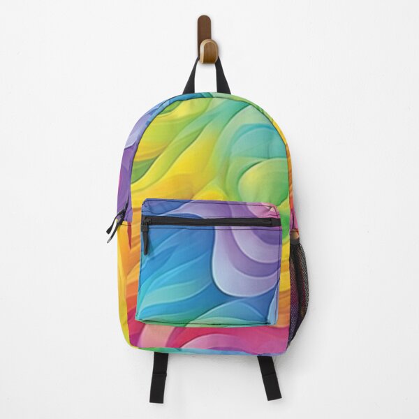Item preview, Rainbow Ribbon Pattern designed and sold by Smiling Collie Designs.