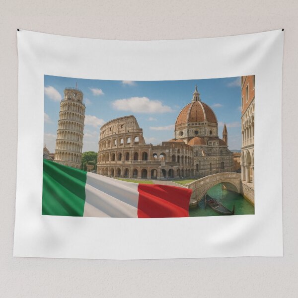 Item preview, Italian Vacation Tourist Attractions designed and sold by BackgroundND.