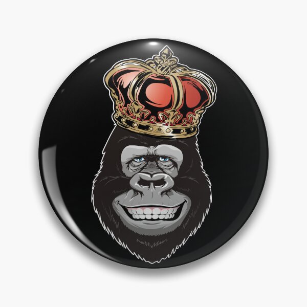 Item preview, King Gorilla with Crown designed and sold by studioss76.