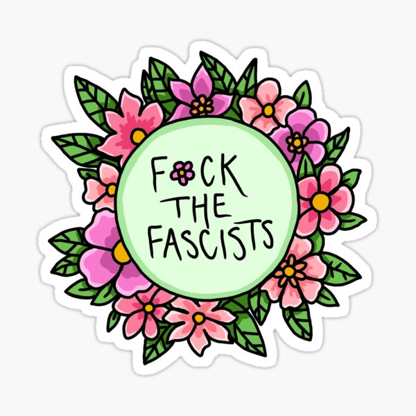 Artikel-Vorschau von F die Faschisten – Pro Demokratie – Antifaschistisch – Blumen, designt und verkauft von TweeSpark.