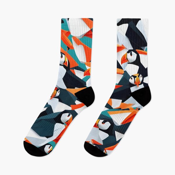 Item preview, Origami Art - Puffinopolis - Wings, Beaks, and Fish designed and sold by ArtfulFolds.