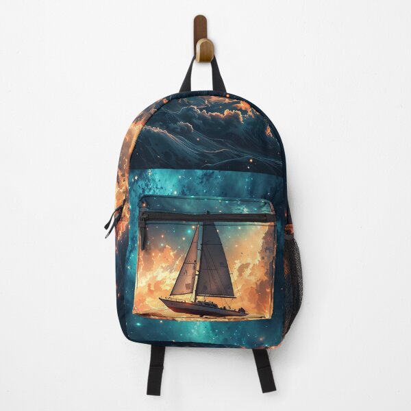 Item preview, dreaming boat sky galaxy stars Milky Way | dejco.art domin designed and sold by dejco.art.