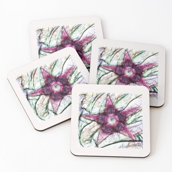 Item preview, Stapelia grandiflora starfish designed and sold by Helios Be. Lavsh.