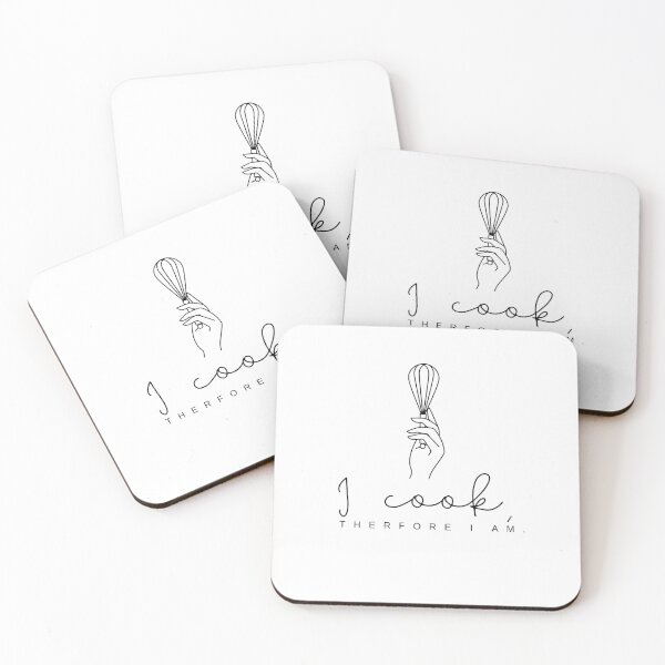 Item preview, I cook, therefore I am designed and sold by OVERSAI.