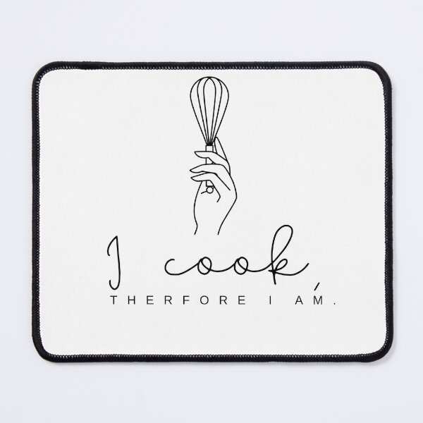 Item preview, I cook, therefore I am designed and sold by OVERSAI.