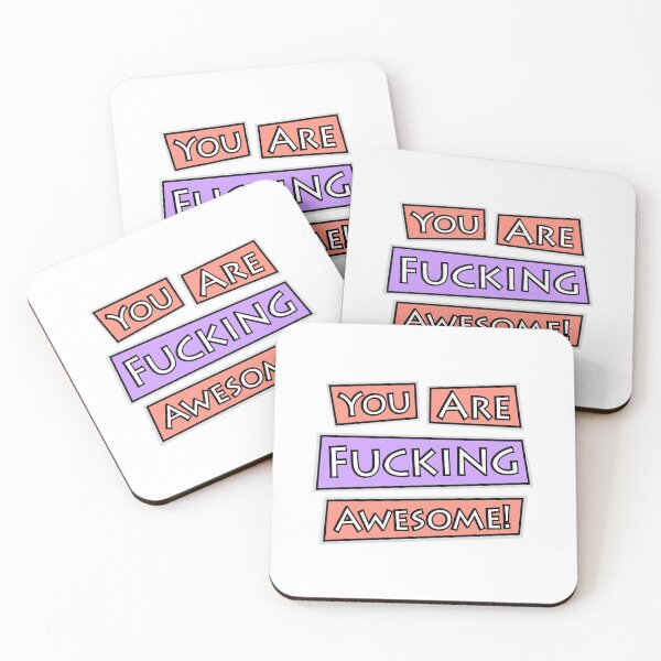 Item preview, Copy of "You're fuckin' awesome" Phrase  designed and sold by DibujandoPorfa.