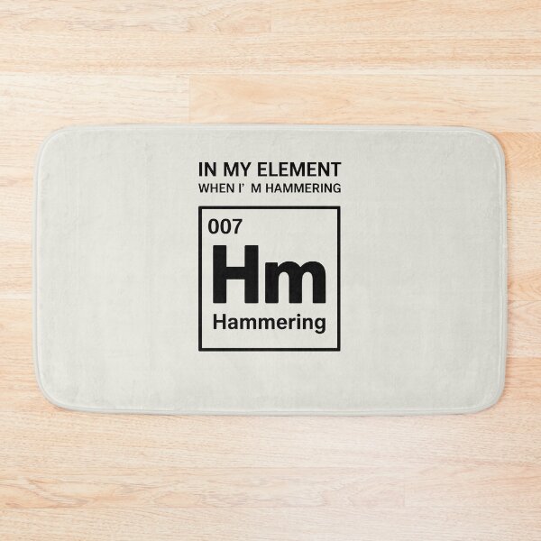 Item preview, In My Element When I’m Hammering designed and sold by Jollys-ArtShop.