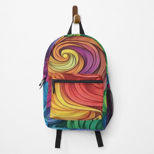 Item preview, Rainbow Swirl Pattern designed and sold by Smiling Collie Designs.