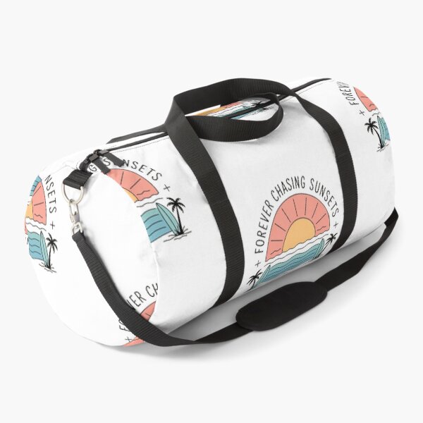 Item preview, Forever Chasing Sunsets – Aesthetic Tropical Beach Logo with Pastel Surf Vibes designed and sold by JOY STORE 45.