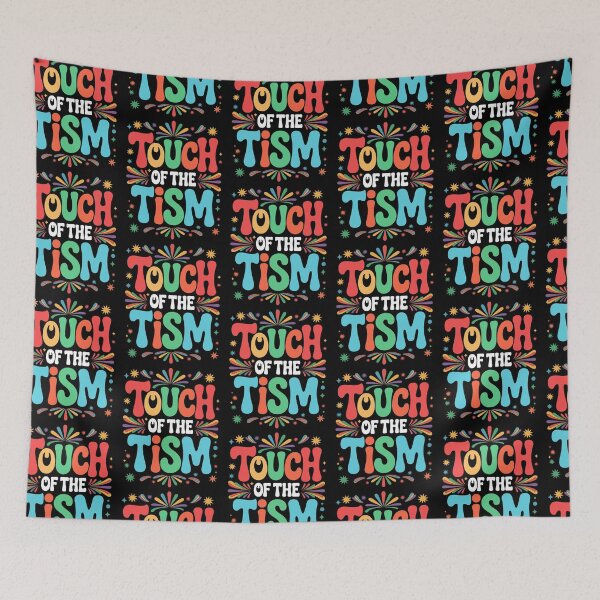 Item preview, Touch Of The Tism Autism Audhd Pride 1970s Aesthetic designed and sold by SubtleSplit.