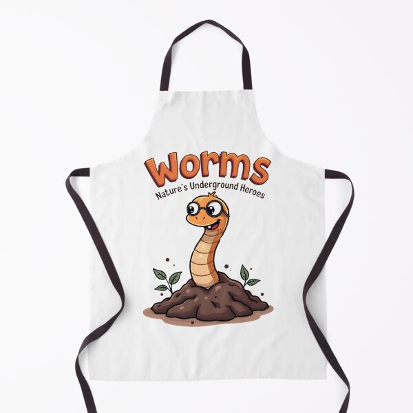 Item preview, Worms: Nature’s Underground Heroes designed and sold by Zilpa’s Prints.