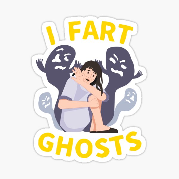 Item preview, I Fart Ghosts designed and sold by UNK-Fatigues.