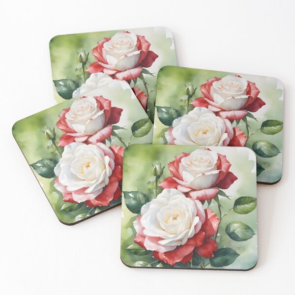 Item preview, Crimson & Ivory: The Timeless Rose Symphony capture in heart. designed and sold by HeartfulBloom.